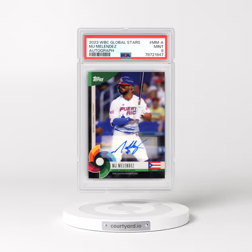 2023 Topps World Baseball Classic GlobAL Stars Autographs #MM-A MJ Melendez (PSA 9 MINT)