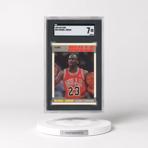 1987 Fleer #59 Michael Jordan (SGC 7 NM)