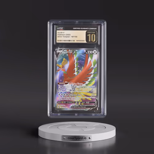 2022 Silver Tempest #187/195 Ho-Oh V - Ultra Rare Holo (CGC 10 PRISTINE)