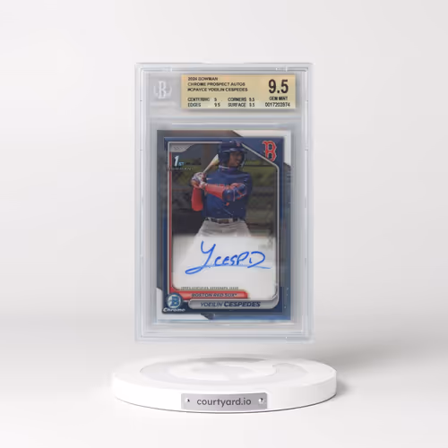 2024 Bowman Chrome Prospect Autographs #CPAYCE Yoeilin Cespedes (BGS 9.5 GEM MINT)
