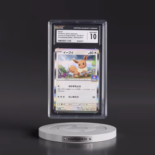 2022 Scarlet & Violet Promos #031/SV-P Eevee - Straightaway Battle Participation (CGC 10 GEM MINT)