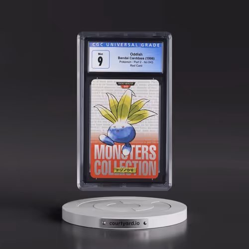 1996 (Monsters Collection) Part 2 #043 Oddish - Red Card (CGC 9 MINT)
