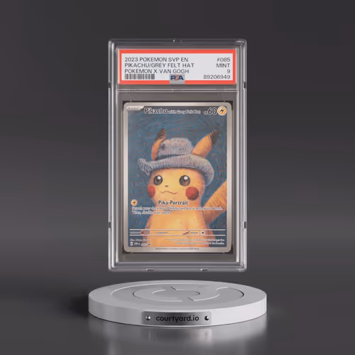 2023 Pokémon Svp EN-SV Black Star Promo #085 Pikachu With Grey Felt Hat - Pokemon X Van Gogh (PSA 9