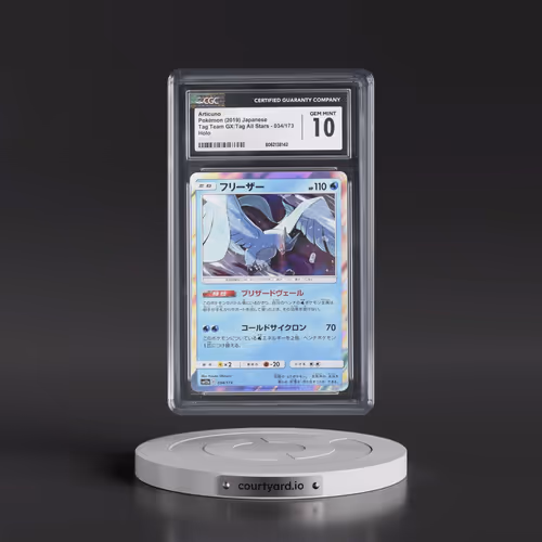 2019 Tag Team GX: Tag All Stars #034/173 Articuno - Holo (CGC 10 GEM MINT)