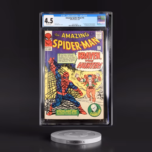 Amazing Spider-Man #15 CGC 4.5 Off-white Pages (Marvel Comics, 8/64) - Universal