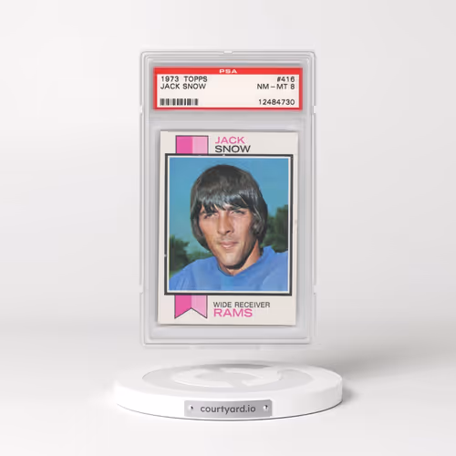 1973 Topps #416 Jack Snow (PSA 8 NM-MT)