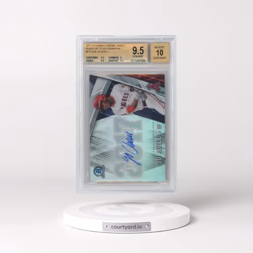 2017 Bowman Chrome Draft Class of '17 Autographs #C17AJA Jo Adell (BGS 9.5 GEM MINT)