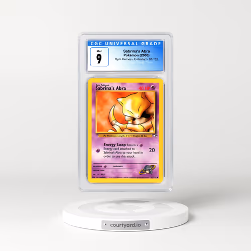 2000 Gym Heroes #91 Sabrina's Abra (CGC 9 MINT)
