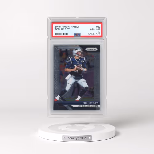 2018 Panini Prizm #69 Tom Brady (PSA 10 GEM MINT)