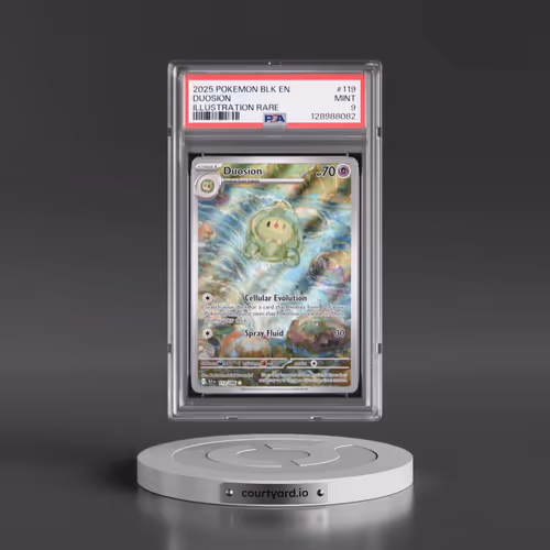 2025 Pokémon Blk EN-Black Bolt #119 Duosion - Illustration Rare (PSA 9 MINT)