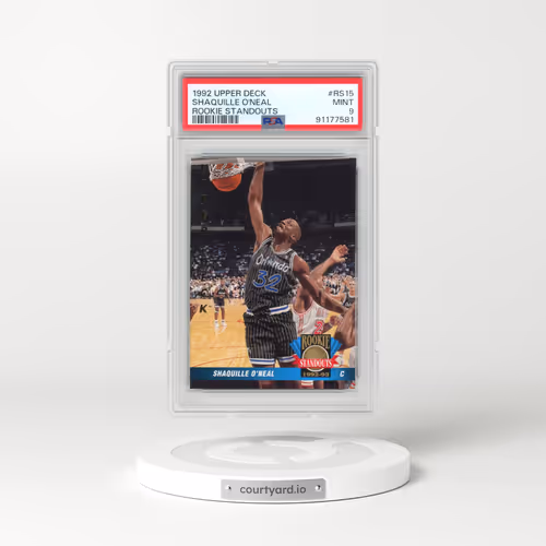 1992 Upper Deck Rookie Standouts #RS15 Shaquille O'Neal (PSA 9 MINT)