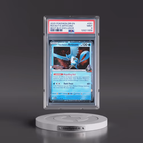 2025 Pokémon Dri EN-Destined Rivals #051 Team Rocket's Articuno - Best Buy Exclusive (PSA 9 MINT)