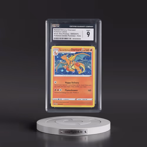 2017 Black Star Promos - Sword & Shield #SWSH075 Special Delivery Charizard - Pokémon Center Purchas