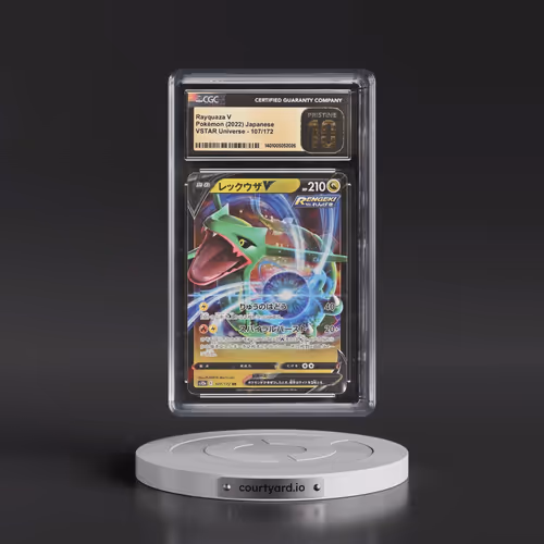 2022 VSTAR Universe #107/172 Rayquaza V - Holo (CGC 10 PRISTINE)