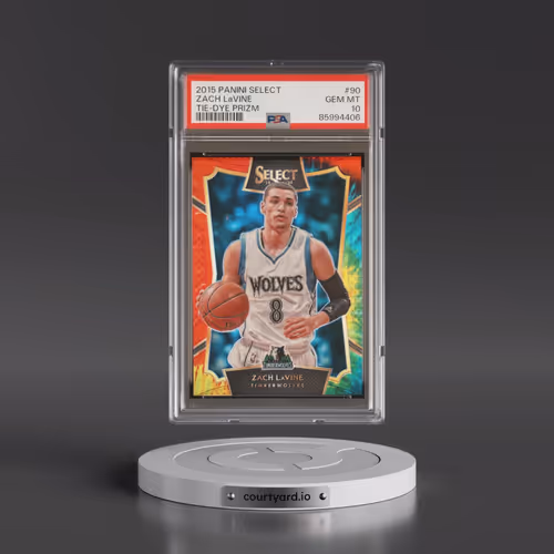 2015 Panini Select #90 Zach LaVine - Tie-Dye Prizm (PSA 10 GEM MINT)
