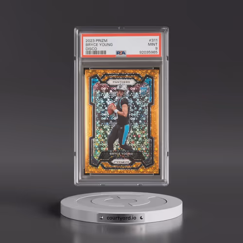 2023 Panini Prizm #311 Bryce Young - Disco Prizm (PSA 9 MINT)