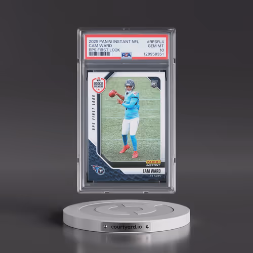 2025 Panini Instant NFL Rps First Look #RPSFL4 Cam Ward (PSA 10 GEM MINT)