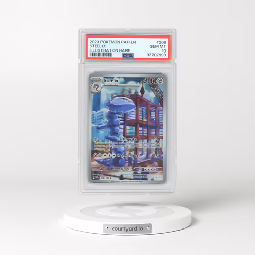 2023 Pokémon Par EN-Paradox Rift #208 Steelix - Illustration Rare (PSA 10 GEM MINT)