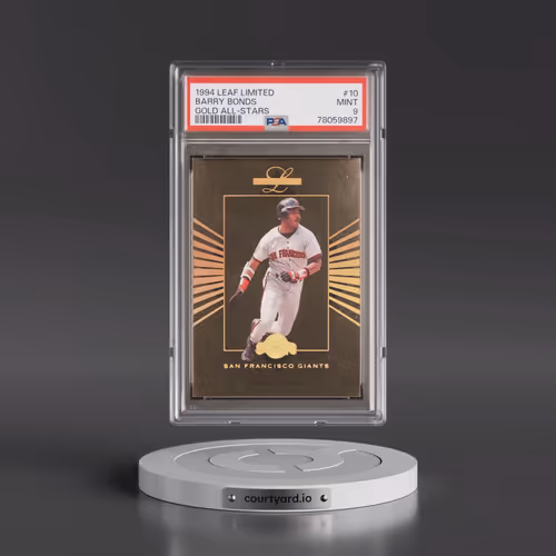 1994 Leaf Limited Gold All-Stars #10 Barry Bonds (PSA 9 MINT)