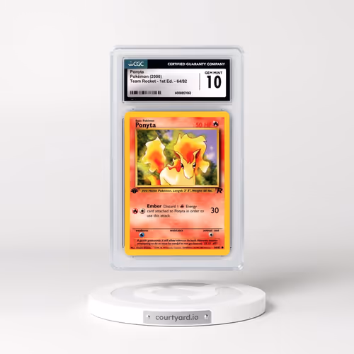 2000 Team Rocket #64/82 Ponyta - 1st Edition 1st Edition (CGC 10 GEM MINT)