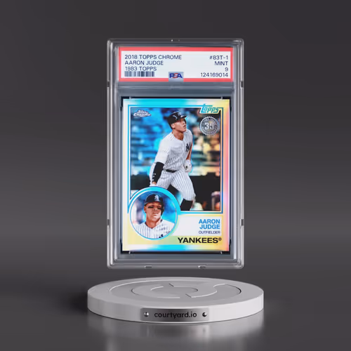 2018 Topps Chrome 1983 Topps #83T-1 Aaron Judge (PSA 9 MINT)