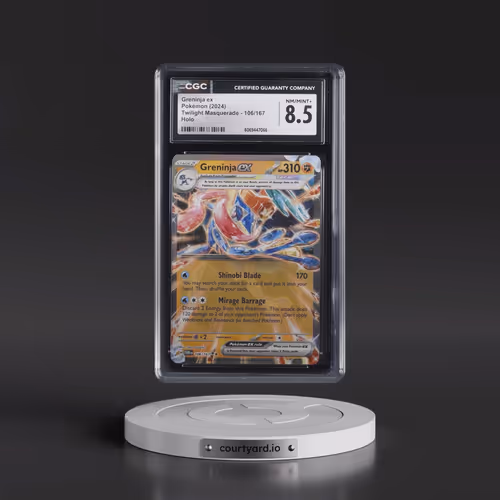 2024 Twilight Masquerade - TWM EN #106/167 Greninja ex - Holo (CGC 8.5 NM-MT+)