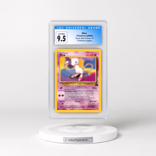 1999 Black Star Promos #8 Mew - Pokémon League (CGC 10 GEM MINT)
