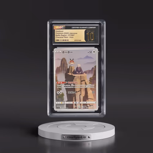 2022 Pokémon Sword & Shield Battle Region #073 Hoothoot - Full Art (CGC 10 PRISTINE)