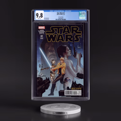 Star Wars #1 CGC 9.8 White Pages (Marvel Comics, 3/15) - Universal Hot Topic Edition