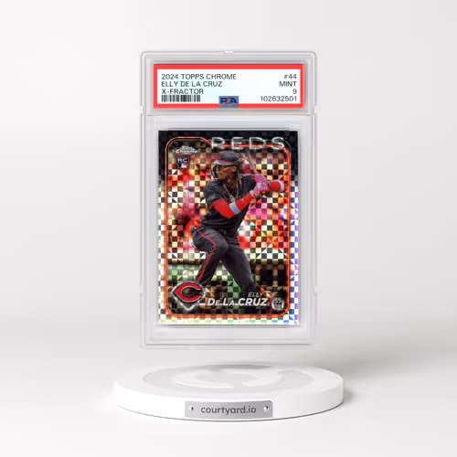 2024 Topps Chrome #44 Elly de La Cruz - X-Fractor (PSA 9 MINT)