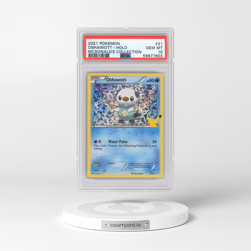 2021 Pokémon Mcdonald's Collection #21 Oshawott - Holo (PSA 10 GEM MINT)