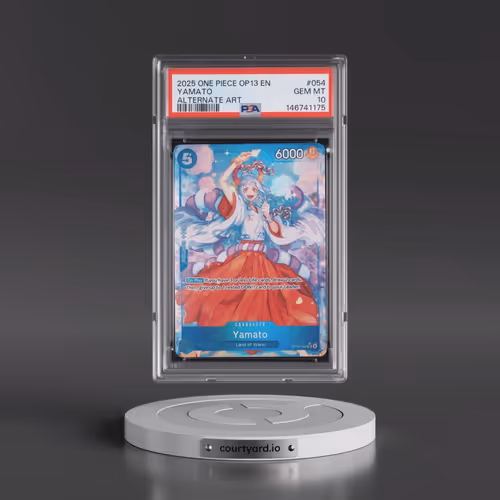 2025 One Piece OP13-Carrying on His Will #054 Yamato - Alternate Art (PSA 10 GEM MINT)