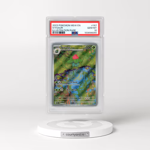2023 Pokémon Mew EN-151 #167 Ivysaur - Illustration Rare (PSA 10 GEM MINT)