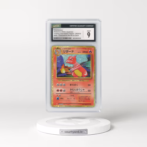 2023 Pokémon Cll-Trading Card Game Classic Charizard & HO-Oh EX Deck #002 Charmeleon (CGC 9 MINT)