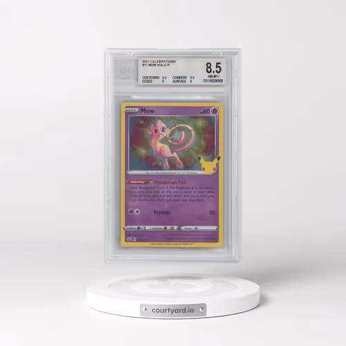 2021 Celebrations #011 Mew - Holo (BGS 8.5 NM-MT+)