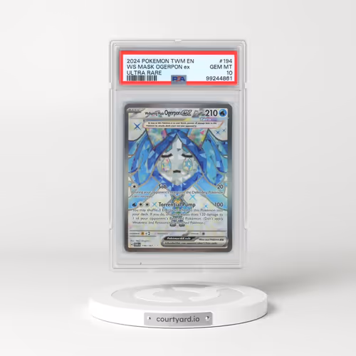 2024 Pokémon Twm EN-Twilight Masquerade #194 Wellspring Mask Ogerpon EX - Holo Ultra Rare (PSA 10 GEM MINT)