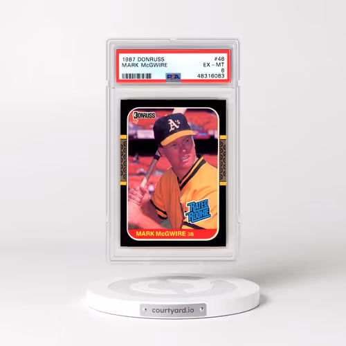 1987 Donruss #46 Mark McGwire (PSA 6 EX-MT)