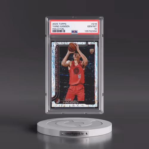 2025 Topps #216 Yang Hansen - Holo Foil (PSA 10 GEM MINT)