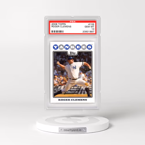 2008 Topps #105 Roger Clemens (PSA 10 GEM MINT)