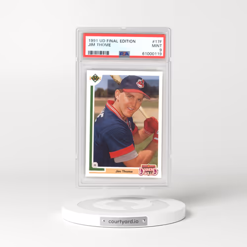 1991 Upper Deck Final Edition #17F Jim Thome (PSA 9 MINT)