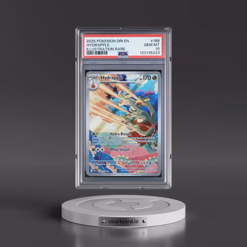 2025 Pokémon Dri EN-Destined Rivals #188 Hydrapple - Illustration Rare (PSA 10 GEM MINT)