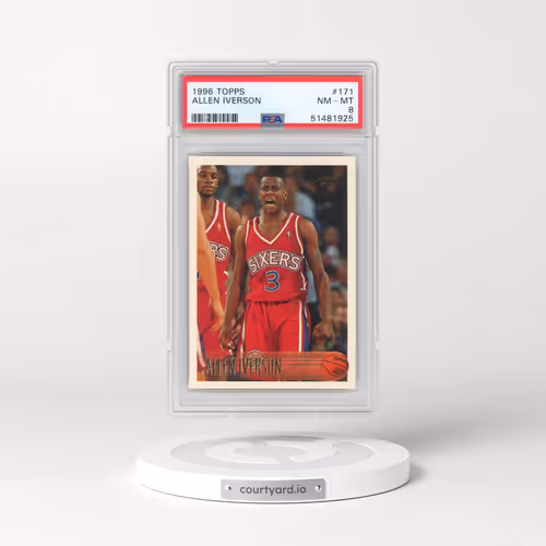 1996 Topps #171 Allen Iverson (PSA 8 NM-MT)