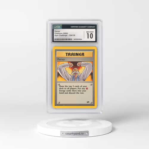 2000 Gym Challenge #124 Fervor (CGC 10 GEM MINT)