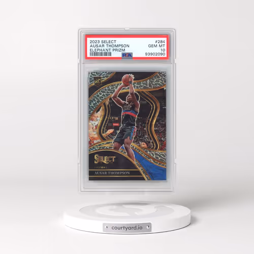 2023 Panini Select #284 Ausar Thompson - Elephant Prizm (PSA 10 GEM MINT)