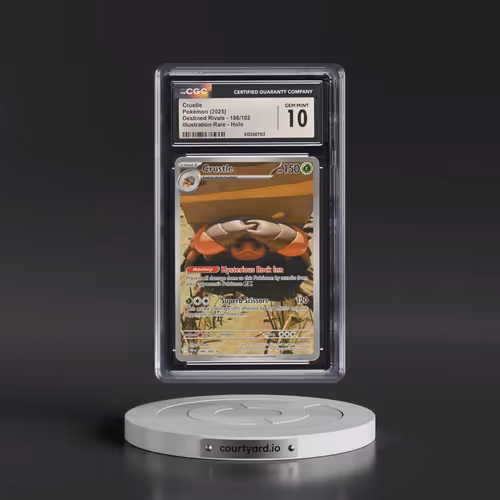 2025 Pokémon Dri EN-Destined Rivals #186 Crustle - Illustration Rare (CGC 10 GEM MINT)