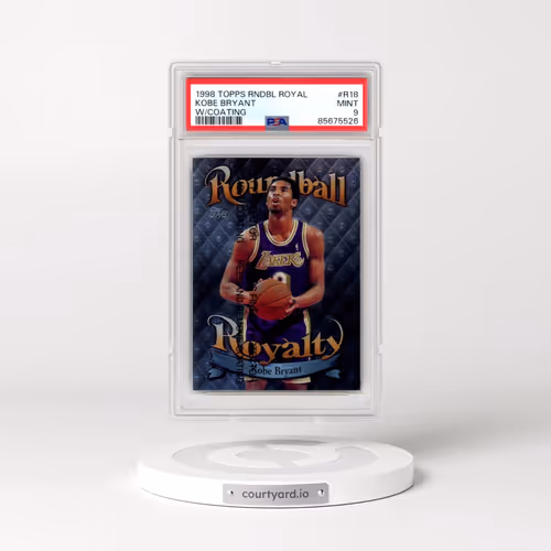 1998 Topps Roundball Royalty #R18 Kobe Bryant - w/Coating (PSA 9 MINT)