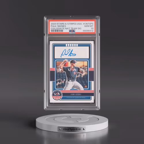 2023 Panini Stars & Stripes USA Collegiate National Team Signatures #CNTSPS Paul Skenes (PSA 10 GEM