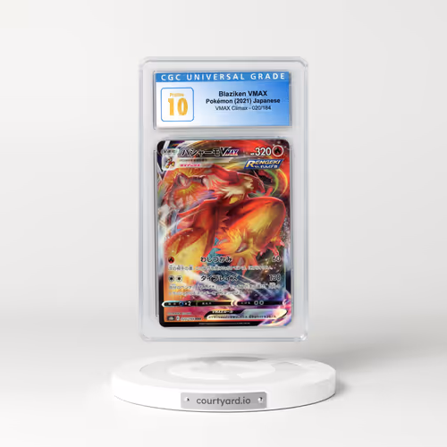 2021 VMAX Climax #020/184 Blaziken VMAX - Holo (CGC 10 PRISTINE)