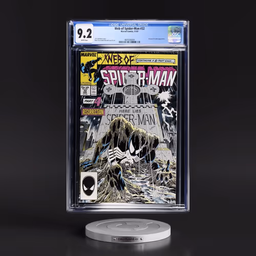 Web of Spider-Man #32 CGC 9.2 White Pages (Marvel Comics, 11/87) - Universal