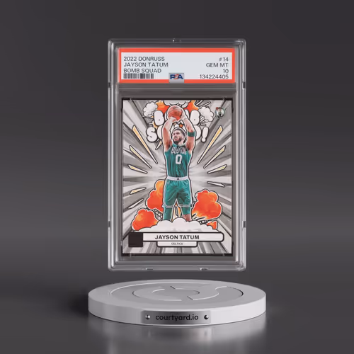 2022 Panini Donruss Bomb Squad #14 Jayson Tatum (PSA 10 GEM MINT)